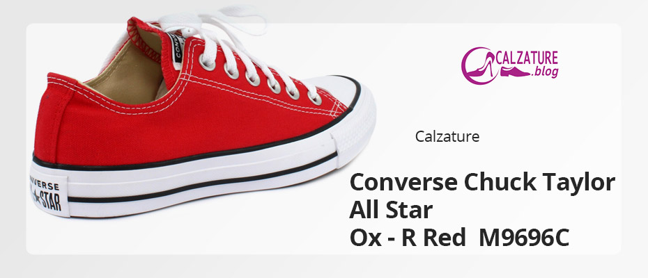 Converse Chuck Taylor All Star - OX - R Red M9696C - Blog calzature